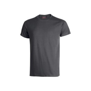 upower figi camiseta de trabajo de algodon cardado talla 2xl cuello elastico acanalado, cinta para sudor, proteccion dpi1, suavidad y confort prolongado color gris meteorito