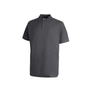 upower tonga polo de hombre de algodon pique talla s transpirable, cuello con 3 botones, acabados en canale, refuerzos en cuello y hombros, proteccion dpi1 color gris meteorito