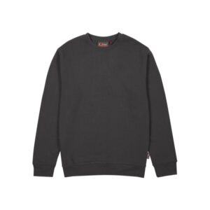 upower tupai sudadera cuello redondo talla s french terry verano, libertad de movimiento, algodon y poliester, detalles en punto elastico, estilo y calidad artesanal color gris meteorito