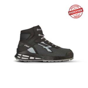 upower fantom s esd calzado de seguridad innovador talla 42 puntera de refuerzo, sistema antideslizante, plantilla anatomica antibacteriana, tecnologia infinergy, proteccion contra el frio color gris oscuro