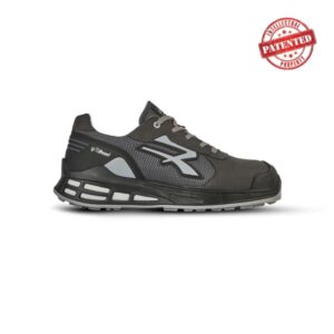 upower icarus s esd calzado de seguridad bajo talla 48 empeine transpirable, puntera airtoe aluminium, sistema antiperforacion, retorno de energia, antideslizante, proteccion s1ps fo sr color gris oscuro