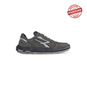 upower avion plus s esd calzado de seguridad altos talla 41 cuero nubuck resistente, puntera de aluminio, hidrofugos, antiarrugas, suela antideslizante, proteccion s3s ci fo sr color gris oscuro
