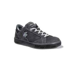 upower king s calzado de seguridad bajos talla 38 cuero nubuck natural, resistente al agua y manchas, puntal de aluminio, suelas antideslizantes, proteccion s3s fo sr color gris oscuro