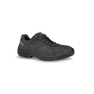 upower tonic grip o calzado de seguridad bajos talla 39 piel nubuck hidrofugo, puntal golia, antiestaticos, resistentes a hidrocarburos, suela antideslizante pu/pu, proteccion 02 fo sr color gris oscuro