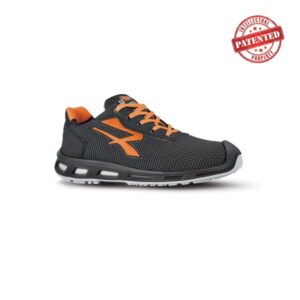 upower kindle s esd calzado de seguridad talla 36 puntera airtoe aluminium, antipinchazos, alta resistencia a la abrasion, suela infinergy, proteccion s3s ci fo sr color gris oscuro/naranja