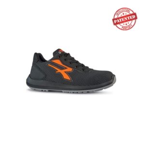 upower taurus s esd calzado de seguridad talla 38 puntera airtoe aluminium, antipinchazos, resistente a la abrasion, alta transpirabilidad, proteccion s3s ci fo sr color gris oscuro/naranja