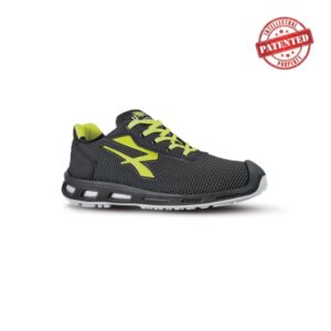 upower prime s esd calzado de seguridad talla 48 puntera airtoe aluminium, sistema antipinchazos, alta resistencia a la abrasion, suela infinergy, proteccion s3s ci fo sr color gris oscuro/verde
