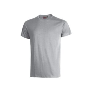 upower figi camiseta de trabajo de algodon cardado talla xl suavidad y confort prolongado, cuello elastico acanalado, cinta para sudor, proteccion dpi1 color gris plateado