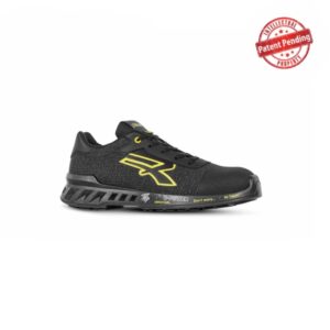 upower frank s esd calzado de seguridad ligeros talla 40 puntera airtoe aluminium, plantilla antiperforacion, suela antideslizante, proteccion s1ps fo sr, transpirables color gris/amarillo