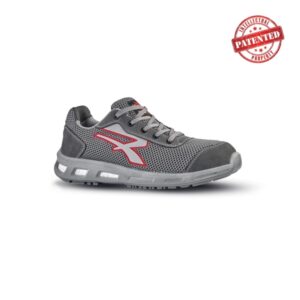 upower frequency s esd calzado de seguridad talla 36 puntera airtoe composite, sistema antipinchazos, parte superior airnet transpirable, proteccion s1ps fo sr color gris/rojo