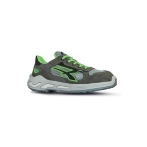 upower specter s esd calzado de seguridad bajos talla 41 parte superior airnet ultraflexible, puntera de aluminio, suela antideslizante, proteccion s1ps fo sr color gris/verde