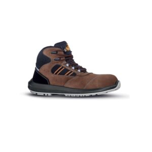 upower bonde s calzado de seguridad botines talla 46 airnet gamuza suave, hidrofugos, airtoe composite, antiperforacion, suela antideslizante, proteccion s3s fo sr color marron