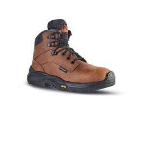 upower iron rs s calzado de seguridad botines talla 39 empeine piel pull up hidrofugo, aislamiento thinsulate, puntal airtoe composite, suela antiperforacion antideslizante color marron