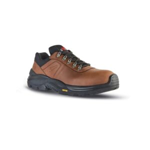 upower jump s calzado de seguridad bajos talla 40 empeine piel pull up engrasado hidrofugo, puntal composite, antiperforacion, transpirables, suela antideslizante pu/vibram, proteccion s3s ci hi hro fo sr color marron