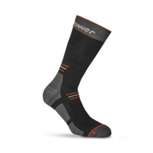 upower blow calcetines de trabajo tecnicos talla s compresion gradual, termorregulacion, soporte tobillos, ventilacion optima, costuras planas, durabilidad mejorada color naranja fluorescente