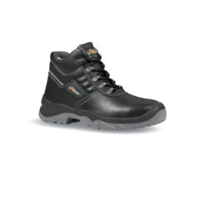 upower reptile rs l calzado de seguridad altos talla 38 cuero impreso hidrofugo, puntal en acero, antiperforacion, antideslizante, lamina de acero ergonomica, proteccion s3 fo sr color negro