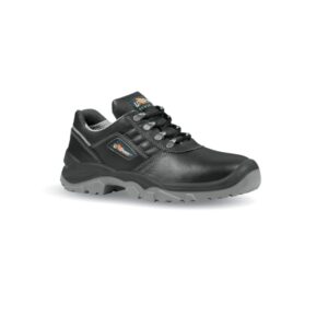 upower tongue l calzado de seguridad bajos talla 43 empeine cuero hidrofugo, puntal acero, antiperforacion, antideslizante, lamina acero ergonomica, suela pu/pu, proteccion s3 fo sr color negro
