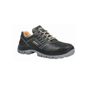 upower team l calzado de seguridad bajos talla 42 empeine en cuero impreso, puntal en acero, antiperforacion, antideslizante, lamina de acero ergonomica, suela pu/pu, proteccion s1p fo sr color negro