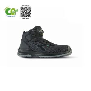 upower land uk s esd calzado de trabajo carbon neutral talla 43 seguridad s3s ci fo sr, puntera airtoe composite, antideslizante, antiestatica, resistente al aceite color negro