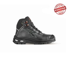 upower legend s zapato de seguridad talla 36 cuero repelente al agua, puntera de aluminio, forro gore tex, suela antideslizante y antiestatica, proteccion s7s ci hi hro fo sr color negro