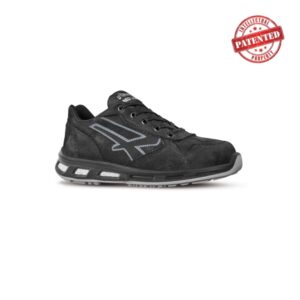 upower carbon s esd calzado de seguridad bajos talla 43 cuero nubuck resistente, puntera de aluminio, hidrofugos, antiarrugas, antideslizantes, suela de poliuretano, proteccion s3s ci fo sr color negro