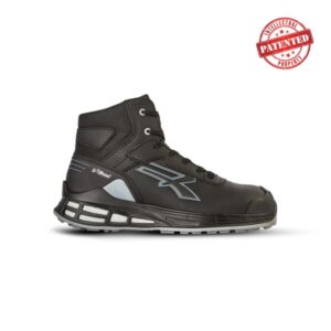 upower caleb s esd calzado de seguridad talla 39 empeine de microfibra hidrofuga, puntera airtoe aluminium, sistema antiperforacion, plantilla anatomica transpirable, rendimiento energetico infinergy color negro