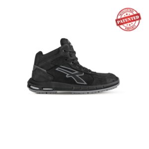 upower nek plus s esd calzado de seguridad altos talla 47 cuero nubuck, puntera de aluminio, hidrofugos, antiarrugas, antideslizantes, suela pu/pu high rebound, proteccion s3s ci fo sr color negro