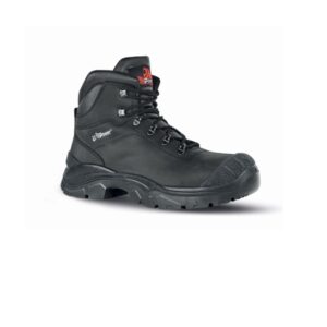 upower terranova uk s calzado de seguridad botines talla 39 empeine en piel pull up hidrofugo, puntal airtoe composite, antiperforacion, antideslizante, proteccion s3s fo sr color negro