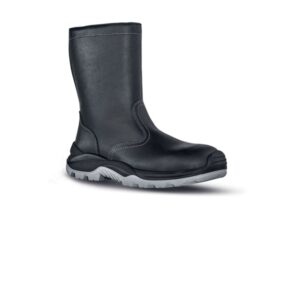 upower siberian botas de seguridad talla 40 empeine hidrofugo, forro lana ecologica, puntal airtoe composite, antiperforacion, suela antideslizante, proteccion s3s ci fo sr color negro