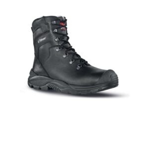 upower klever uk s calzado de seguridad botines talla 41 empeine de piel lleno flor, hidrofugos, toe tapa de poliuretano, forro de lana ecologica, antiperforacion, antideslizante, proteccion s3s ci fo sr color negro