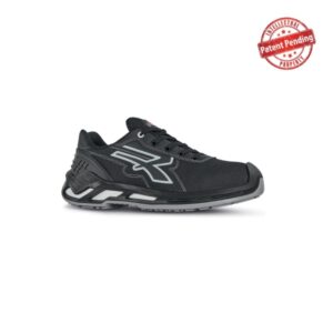 upower zorbi s esd calzado de seguridad bajos talla 45 hidrorepelentes y transpirables, puntera de aluminio, suela antideslizante, proteccion s3s ci fo sr color negro