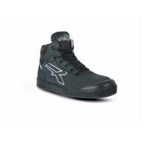 upower bob s esd calzado de seguridad de alta resistencia talla 41 parte superior putek plus, forro wingtex transpirable, suela antideslizante pu/pu light grip, puntera airtoe aluminium, proteccion s3s ci fo sr color negro