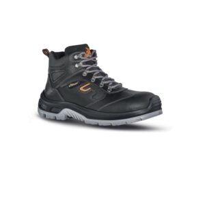 upower premiere l botines de seguridad talla 41 empeine piel hidrofuga, inserciones transpirables, puntal composite, antiperforacion, antideslizante, proteccion s3 fo sr color negro