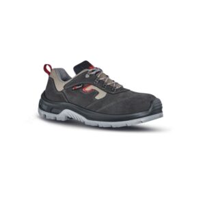 upower control l botines de seguridad talla 41 empeine en gamuza suave, inserciones textiles transpirables, puntal composite, antiperforacion, antideslizante, proteccion s1p fo sr color negro