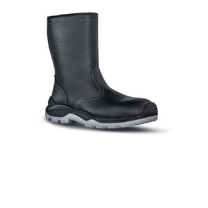 upower taiga l botines de seguridad talla 47 empeine piel hidrofugo, cremallera lateral, puntal composite, antiperforacion, antideslizante, suela doble densidad, proteccion s3 ci fo sr color negro