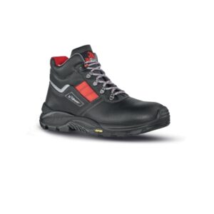 upower gravel s rs botines de seguridad talla 42 empeine piel flor grana mina, hidrofugos, puntal composite, antiperforacion, suela antideslizante pu/vibram, proteccion s3s ci hi hro fo sr color negro