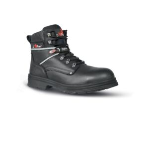 upower performance s botines de seguridad talla 41 empeine piel hidrofugo, puntal composite, antiperforacion, suela antideslizante, interior transpirable, aislamiento thinsulate, proteccion s3s ci fo sr color negro