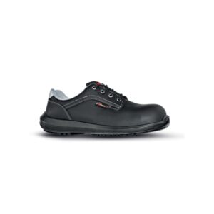upower oxford s calzado de seguridad bajos talla 42 microfibra repelente al agua, resistentes a bacterias y quimicos, puntal airtoe composite, suela antideslizante, proteccion s3s fo sr color negro