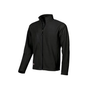upower warm chaqueta de lana talla s comodidad y durabilidad, cremallera interna, proteccion dpi1, diseño adaptable, ropa de trabajo color negro carbon