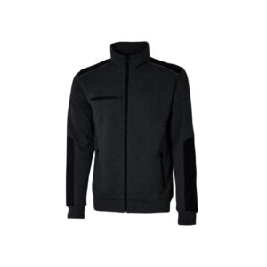 upower snug sudadera acolchada con cremallera talla 3xl bolsillos con microfibra, refuerzos antiabrasion, insertos reflectantes, proteccion dpi1 color negro carbon