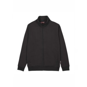 upower sotra sudadera de trabajo sin capucha talla m cremallera, polialgodon perchado, diseño ergonomico, puños y dobladillo elastico, bolsillos laterales, proteccion dpi1 color negro carbon
