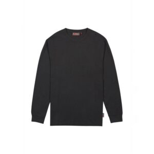 upower renga camiseta de manga larga talla 2xl algodon suave, diseño elegante, refuerzos en hombros y cuello, proteccion dpi1, estilo moderno y duradero color negro carbon