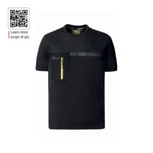 upower christal camiseta hombre con termorregulacion inteligente talla m efecto antimicrobiano, detalles reflectantes, bolsillo con cremallera, proteccion dpi1 color negro carbon