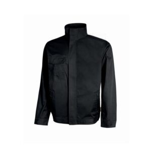 upower sofia cazadora de trabajo resistente talla 2xl tejido mechanical stretch, lavable a alta temperatura, bolsillos con cierre, puños ajustables, tirador portacredenciales color negro carbon