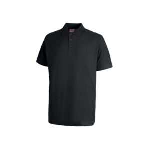 upower tonga polo de hombre de algodon pique talla 3xl transpirable, duradero, acabados en canale, refuerzos en cuello y hombros, proteccion dpi1 color negro carbon