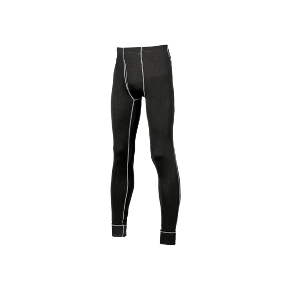 upower edelweiss medias termicas de trabajo talla 3xl abertura frontal, material transpirable, costuras planas, sin irritaciones color negro carbon