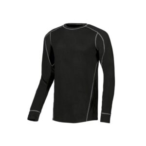 upower alpin camisa de trabajo termica talla s material comodo y transpirable, costuras planas sin etiquetas, proteccion contra irritaciones color negro carbon