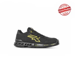 upower matt s esd calzado de trabajo y seguridad talla 36 puntera airtoe aluminium, suela antideslizante y antiabrasion, plantilla antiperforacion, proteccion contra el frio color negro/amarillo