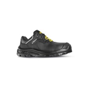 upower drax s esd calzado de seguridad laboral talla 38 hidrofugos, resistencia a la abrasion, puntera airtoe composite, sistema antiperforacion, plantilla anatomica transpirable color negro/amarlllo