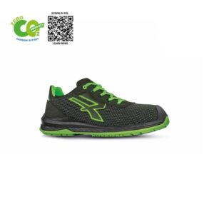 upower island uk s esd calzado de seguridad carbon neutral talla 45 proteccion s3s ci fo sr, confort y seguridad color negro/verde